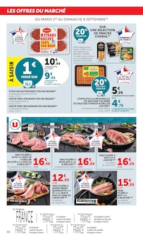 Promotion Rôti de veau dans le prospectus Hyper U, valable du 01/09/2026 au 13/09/2026 Promo Rôti de veau dans le catalogue Hyper U du moment à la page 50
