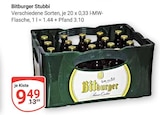 Aktuelle Bitburger Angebote bei GLOBUS in Worms Aktuelles Stubbi Angebot bei GLOBUS in Worms ab 9,49 €