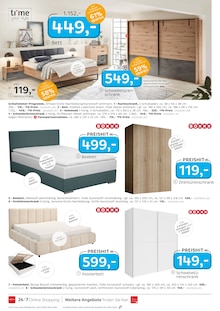 Bett im XXXLutz Möbelhäuser Prospekt "junges wohnen." mit 20 Seiten (Bochum)