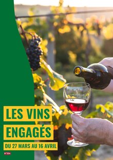 Prospectus Nicolas de la semaine "Les vins engagés" avec 1 pages, valide du 27/03/2024 au 16/04/2024 pour Clichy et alentours