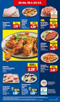 Garnelen im Lidl Prospekt "LIDL LOHNT SICH" mit 61 Seiten (Braunschweig)