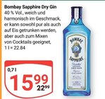 Dry Gin im Angebot bei GLOBUS in Amberg Dry Gin Angebote von Bombay Sapphire bei GLOBUS Amberg für 15,99 €