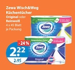 Wisch&Weg Küchentücher Original bei V-Markt im Füssen Prospekt für 2,22 €