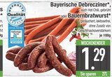 Bayerische Debrecziner im aktuellen EDEKA Prospekt für 1,29 €