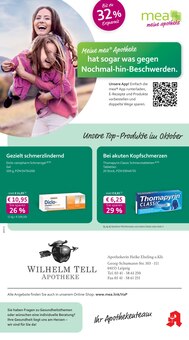 Aktueller mea - meine apotheke Prospekt "Unsere Oktober-Angebote" Seite 1 von 4 Seiten für Leipzig