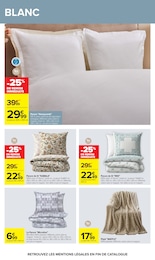 Prix et réduction Couette dans le prospectus Carrefour en cours Offre Couette dans le catalogue Carrefour du moment à la page 74