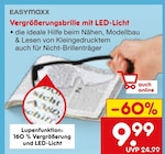Vergrößerungsbrille mit LED-Licht von EASYMAXX im aktuellen Netto Marken-Discount Prospekt