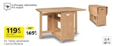 Table rabattable 1 porte mylena en promo chez But Table rabattable 1 porte mylena dans le catalogue But