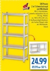 2 in 1 Schwerlastregal und Werkbank Angebote von EASYmaxx bei diska Erlangen für 24,99 €