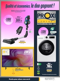 Prix et réduction Télévision dans le prospectus Proxi Confort en cours Offre Télévision dans le catalogue Proxi Confort du moment à la page 1