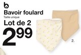 Promo Bavoir foulard à 2,99 € dans le catalogue Zeeman à Chantereine