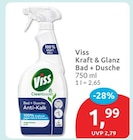Kraft & Glanz Bad + Dusche von Viss im aktuellen budni Prospekt