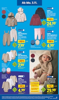 Babykleidung im aktuellen Lidl Prospekt (Wiesbaden) Babykleidung im Lidl Prospekt "LIDL LOHNT SICH" mit 66 Seiten (Wiesbaden)