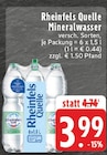 Aktuelles Mineralwasser Angebot bei E center in Duisburg ab 3,99 €