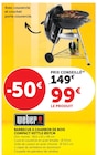 Barbecue à charbon de bois Compact Kettle Ø57CM - WEBER en promo chez Hyper U Challans à 99,00 €
