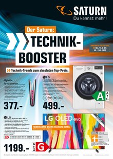 Saturn Prospekt "TECHNIK-BOOSTER" mit 7 Seiten