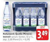 Mineralwasser Angebote von Naturpark Quelle bei EDEKA Koblenz für 3,49 €