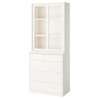 Aufbewahrung mit Schubladen elfenbeinweiß/Glas Angebote von TONSTAD bei IKEA Seevetal für 328,00 €