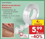 Wiederverwendbares Klebeband Angebote von EASYmaxx bei Netto Marken-Discount Bielefeld für 5,99 €