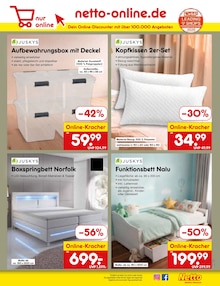 Bett im Netto Marken-Discount Prospekt "Aktuelle Angebote" mit 60 Seiten (Bochum)