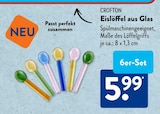 Eislöffel aus Glas von CROFTON für 5,99 € bei ALDI SÜD im Angebot Eislöffel aus Glas von CROFTON im aktuellen ALDI SÜD Prospekt