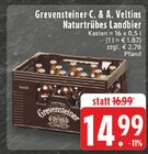 Naturtrübes Landbier bei EDEKA im Prospekt "" für 14,99 €