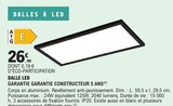 Dalles à led - E.Leclerc à Saint-Médard-en-Jalles Dalles à led en promo chez E.Leclerc Saint-Médard-en-Jalles à 26,90 €