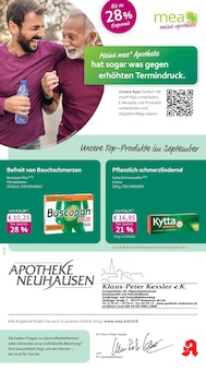 Aktueller mea - meine apotheke Prospekt "Unsere September-Angebote" Seite 1 von 4 Seiten für Neuhausen