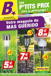 Catalogue Bazar & Déstockage Bazarland en cours à Périllos et alentours, "Les P'TITS PRIX font le printemps !", 12 pages, 30/04/2025 - 11/05/2025