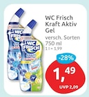 Kraft Aktiv Gel von WC Frisch für 1,49 € bei budni im Angebot Kraft Aktiv Gel von WC Frisch im aktuellen budni Prospekt