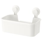 Korb mit Saugnapf weiß im Angebot bei IKEA in Memmingen Korb mit Saugnapf weiß Angebote von TISKEN bei IKEA Memmingen für 7,99 €