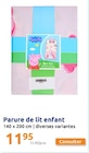 Parure de lit enfant - Peppa Pig en promo chez Action Rezé à 11,95 €