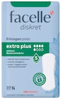 Diskret Hygiene-Einlagen Extra Plus von Facelle im aktuellen Rossmann Prospekt für 1,99 €