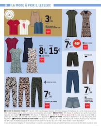 Offre T-Shirt Femme dans le catalogue E.Leclerc du moment à la page 45
