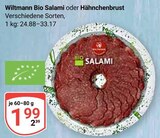 Bio Salami Angebote von Wiltmann bei GLOBUS Amberg für 1,99 €