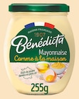 Mayonnaise comme à la maison - Bénédicta en promo chez Intermarché Mayonnaise comme à la maison - Bénédicta dans le catalogue Intermarché