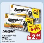 Alkaline Power Mignon AA Angebote von Energizer bei combi Osnabrück für 2,99 €