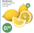 Bio Zitronen von  im aktuellen V-Markt Prospekt für 0,99 €