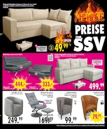 Fernsehsessel im SB Möbel Boss Prospekt "HEISSE PREISE ZUM SSV" mit 12 Seiten (Potsdam)
