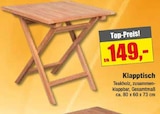 Klapptisch im Angebot bei wohnstore Westermann in Gütersloh Klapptisch Angebote bei wohnstore Westermann Gütersloh für 149,00 €