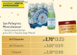 Mineralwasser Angebote von San Pellegrino bei Metro Dortmund für 3,93 €