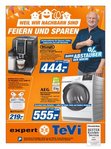 Kaffeevollautomat im expert TeVi Prospekt "Top Angebote" mit 12 Seiten (Fürth)