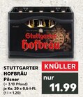 Pilsner im Angebot bei Kaufland in Bietigheim-Bissingen Pilsner Angebote von Stuttgarter Hofbräu bei Kaufland Bietigheim-Bissingen für 11,99 €