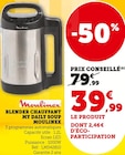 Blender Chauffant My Daily Soup - MOULINEX en promo chez Super U Alençon à 39,99 €