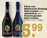 Riesling Sekt trocken bei EDEKA im Wörth Prospekt für 5,99 €
