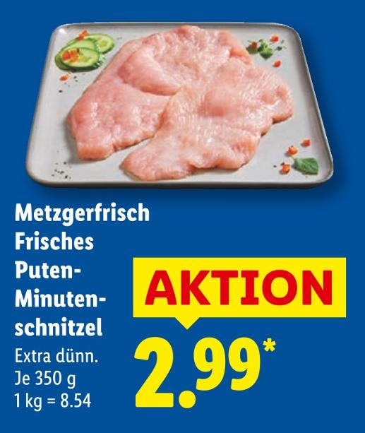 Metzgerfrisch Frisches Puten-Minuten-schnitzel