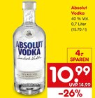 Aktuelles Vodka Angebot bei Netto Marken-Discount in Nürnberg ab 10,99 €