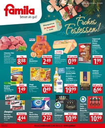 Aktueller famila Nordost Supermarkt Prospekt für Nauen: besser als gut! mit 24} Seiten, 22.12.2025 - 27.12.2025