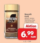 Gold Angebote von Nescafé bei Markant Nordwest Bremerhaven für 6,99 €