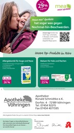 mea - meine apotheke Prospekt für Sulz: "Unsere März-Angebote", 4 Seiten, 01.03.2026 - 31.03.2026